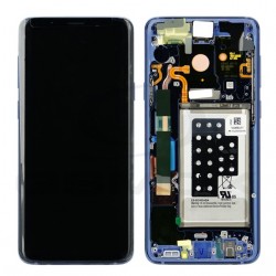 Samsung Galaxy S9 Plus Lcd+Touch Screen+Frame+Battery Blue ORIGINAL