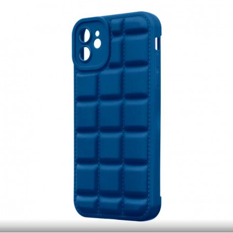 Apple iPhone 11 Obalme Block Silicone Blue