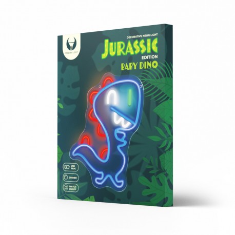 Neon LED Jurassic Baby Divo Blue FLNJ01 Forever
