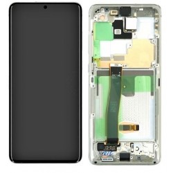 Samsung Galaxy S20 Ultra 5G Lcd+Touch Screen+Frame Cosmic White ORIGINAL