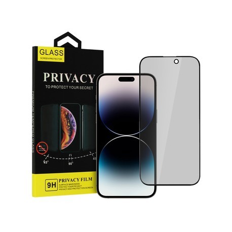 Apple iPhone 13 Pro Max Tempered Glass Privacy Black