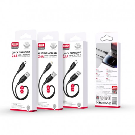 XO NB238 Micro Usb DataCable 3m 2A Black