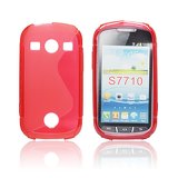 Silicone S-Line Samsung S7710 Galaxy Xcover 2 red
