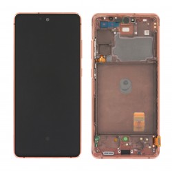 Samsung Galaxy S20 FE 5G Lcd+Touch Screen+Frame Cloud Orange ORIGINAL