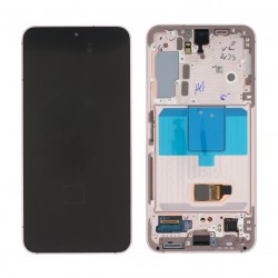 Samsung Galaxy S22 5G Lcd+Touch Screen+Frame Pink Gold ORIGINAL