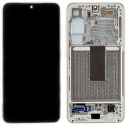 Samsung Galaxy S23 5G Lcd+Touch+Frame Cream/Beige ORIGINAL
