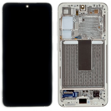 Samsung Galaxy S23 5G Lcd+Touch+Frame Cream/Beige ORIGINAL