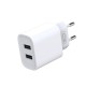 XO CE02C Wall Adapter 2Usb+Lightning Cable 2.1A White