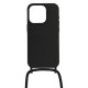 Apple iPhone 15 Testa Strap Silicone Design 1 Black