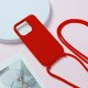 Apple iPhone 15 Testa Strap Silicone Design 1 Red