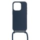 Apple iPhone 15 Testa Strap Silicone Design 1 Navy