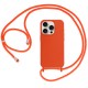 Apple iPhone 15 Testa Strap Silicone Design 1 Orange
