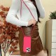 Apple iPhone 15 Testa Strap Silicone Design 1 Pink