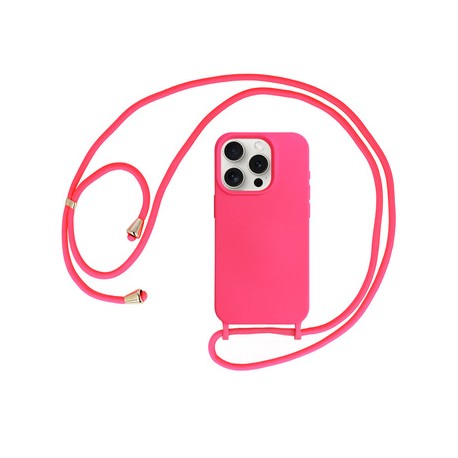 Apple iPhone 15 Testa Strap Silicone Design 1 Pink