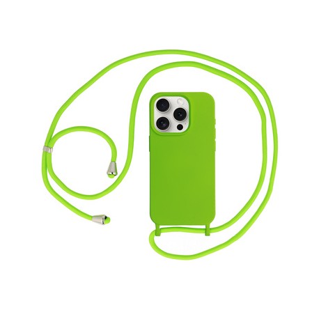 Apple iPhone 15 Testa Strap Silicone Design 1 Green