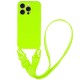 Apple iPhone 12/12 Pro Testa Strap Silicone Design 2 Lime