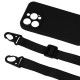Apple iPhone 15 Testa Strap Silicone Design 2 Black