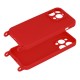 Apple iPhone 15 Testa Strap Silicone Design 2 Red