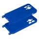 Apple iPhone 15 Testa Strap Silicone Design 2 Blue