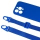 Apple iPhone 15 Testa Strap Silicone Design 2 Blue