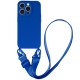 Apple iPhone 15 Testa Strap Silicone Design 2 Blue