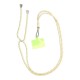 Universal Neck Swing Pendant for Phones Gray-Ycord length 165cm (max 82.5cm in the loop)ellow