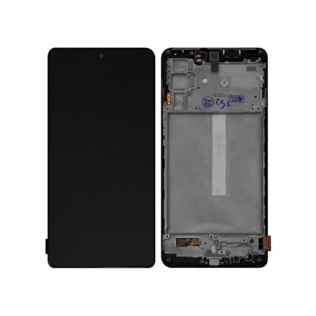 Samsung Galaxy M52 Lcd+Touch+Frame Black ORIGINAL
