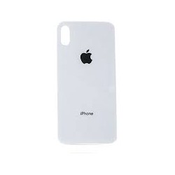 Apple iPhone XS Max BackCover with Bigger Hole ,w/o Camera Lens White GRADE A