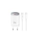 XO CE20 Travel Adapter+Type-C To Type-C Cable 30W White