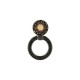 Ring Holder Flower Black