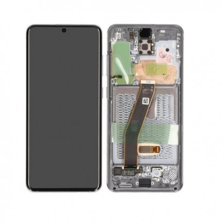 Samsung Galaxy S20 Lcd+Touch Screen+Frame Cosmic Gray ORIGINAL