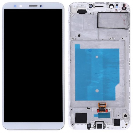 Huawei Y7 Prime 2018 Lcd+Touch Screen+Frame White GRADE A w/o Logo
