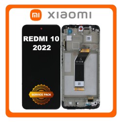 Xiaomi Redmi 10 2022 Lcd+Touch Screen+Frame Black GRADE A