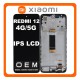 Xiaomi Redmi 12 4G/5G Lcd+Touch Screen+Frame Black GRADE A