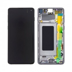 Samsung Galaxy S10 Lcd+Touch+Frame+Battery Prism Black ORIGINAL