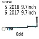 Apple iPad 5 / 9.7 (2017) Home Button Flex+Fingerprint Touch ID Sensor Gold SWAP