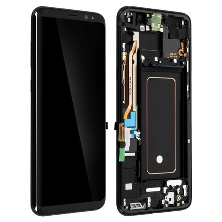 Samsung Galaxy S8 Plus Lcd+Touch+Frame+Battery Black ORIGINAL