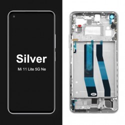 Xiaomi 11 Lite 5G Lcd+Touch Screen+Frame Silver/White ORIGINAL NEW EDITION