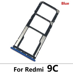 Xiaomi Redmi 9A/ 9C Sim Card Tray Blue ORIGINAL