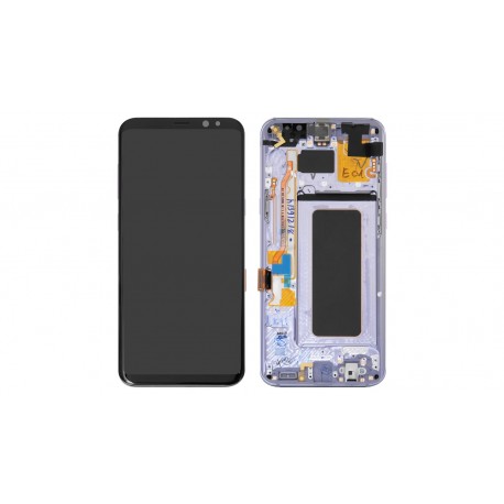 Samsung Galaxy S8 Lcd+Touch+Frame+Battery Silver ORIGINAL