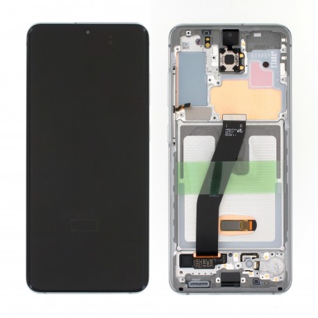 Samsung Galaxy S20 Lcd+Touch Screen+Frame White (No Front Camera) ORIGINAL