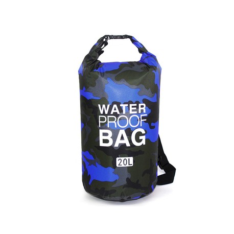Waterproof Dry Bag Type 1 20L Camouflage Blue