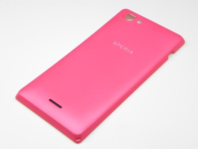 Sony Xperia J ST26i BatteryCover pink ORIGINAL
