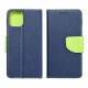 Apple iPhone 12 / 12 Pro Testa Fancy Case Navy /Lime