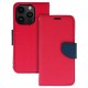 Apple iPhone 12 / 12 Pro Testa Fancy Case Pink-Navy
