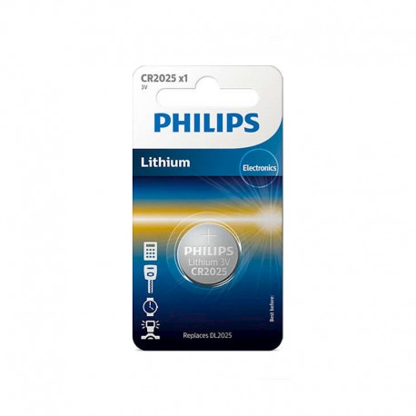 Philips CR2025 Λιθίου Μπαταρία 1τεμ