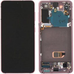 Samsung Galaxy S21 5G Lcd+Touch Screen+Frame Pink ORIGINAL
