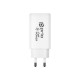 Prio Wall Adapter Charger 65W PD PPS Usb-C+QC 3.0 Usb A White