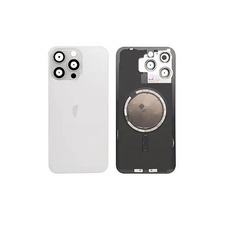 Apple iPhone 15 Pro Max BackCover with Magsafe White GRADE A