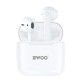 BWOO BW94 TWS Wireless Earphones White